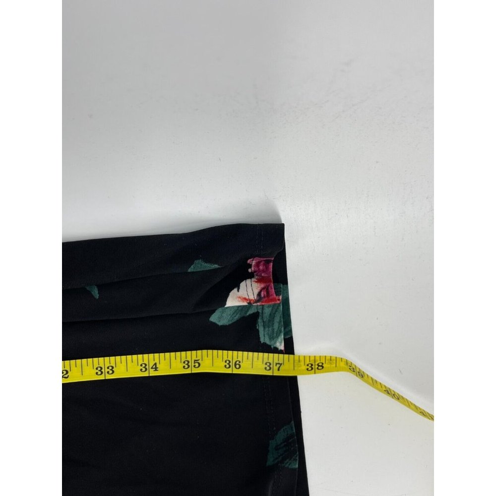 Ralph Lauren Women's Black Floral Long Sleeve Stretch Cocktail Party Dress Sz 6 - Picture 14 of 15